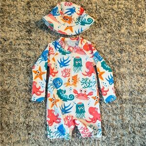 Ocean Adventure Kids Rashguard Set